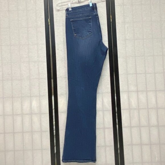 High Rise Karen Baby Bootcut Faded Denim Jeans Medium Wash Kut from the Kloth 14 - Picture 6 of 13